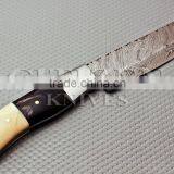 CITIZEN KNIVES, BEAUTIFUL CUSTOM HAND MADE DAMASCUS STEEL HUNTING KNIF thumbnail-4