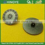 Fancy Sew-on Metal Shank Button For Jacket --- MJ2083