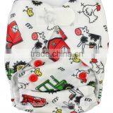 Soft Breathable New Born Cloth Diapers Baby Nappies thumbnail-4