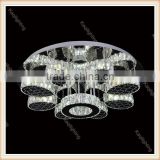 Guzhen manufacturer crystal chandelier ceiling light, surface mount led ceiling light fixture for home, coffee shop, restaurant