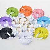 Gold Plated Flat Aux Audio Cable 3.5mm Audio Cable Braided 3.5mm Stereo Jack Cable thumbnail-1