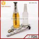 NT-PC16 Beer Bottle Drink Cooler BPA Free and Reusable Metal Beer Chiller With Pourer Function thumbnail-6