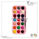 21 Colors Semi Dry Water Color Paint Cake Set