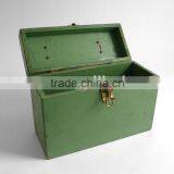 Fantastic Vintage Industry Wood Chest