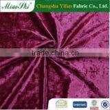 Islamic Clothing Manufactory Spandex Velvet Fabric Weft Velour Dyed for Sofa