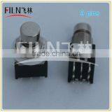 FILN True Bypass PBS-24-302SP Stomp Guitar 3PDT On On Foot Pedal Switch