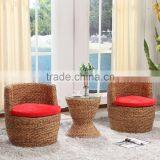 Natural Rattan Cane Wicker Round Lounge Sofa Chair Quality Choice thumbnail-2