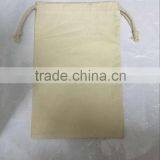 2015 10*14cm Cotton Pull String Pouch With Lace thumbnail-2