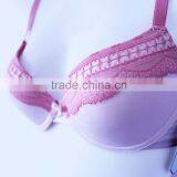 OEM Service Young Ladies Ahh Bra With Pads Cotton Bra With Lace thumbnail-2