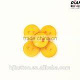 2016 DIAN Custom Buttons With Burnt Effect 2 Hole Corozo Buttons Yellow Color thumbnail-3