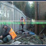 Palisade Fencing With Post of Cranking Option