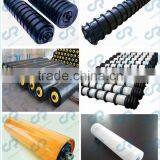 Return Idler Rollers With Spaced Rubber Rings