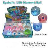 Sell Glitter Bounce Crystal Ball With Flashing Eye Ball For Halloween Toy thumbnail-1