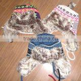 Fairisle Trapper With Fake Fur Lining thumbnail-1