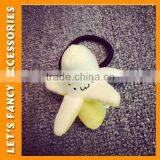 PGHD0369 Hot Sale Plush Banana Hair Clip Elsatic Hair Band Girls Elastic Hair Balls thumbnail-2
