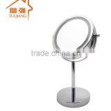 Hotel LED round stand mirror with light