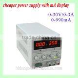 0-30V/0-3A ( 0-990mA )dc Power Supply Adjustable Linear DC Voltage Regulator Power Supply With High Stability