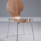Walnut Veneer Stackable Bentwood Chair thumbnail-1