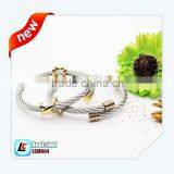 China Factory Supply Stainless Steel Cuff Bracelet Couple Stainless Steel Bracelet thumbnail-1