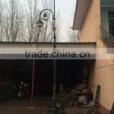 Cast Iron Solar Decorative Street Lamp Post/cast Aluminum Solar Lamp Pole/street and Garden Solar Lamp Pole thumbnail-1