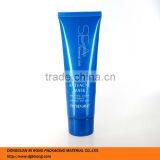 Pearlized Blue Plastic Body Lotion Tube Packaging