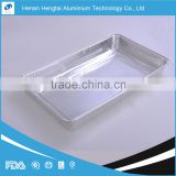 Professional Rectangle Aluminum Foil Serving Trays For Airline Catering