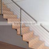 Wood Stair Stainless Steel Tension Wire Rails thumbnail-1