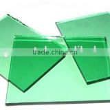 Green clear tined float Reflective glass for curtain wall