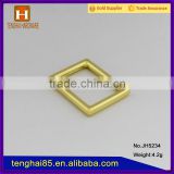 China factory Ring Type metal square ring for shoes/coats