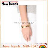 Gold and Silver Plated Alloy Engrave Personalized Bar Bracelet thumbnail-2