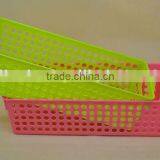 Plastic Storage Basket, Rectangle-shaped Basket (S)