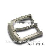 Hand Craft Fashion Men's Half Round Shape Nickel Satin Pin Buckle