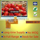 4.3 Inch Graphic Screen Module High Brightness With Resistive Touch Panel