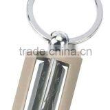 Travel Souvenir Rotation Shape Metal Key Chain