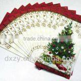 Solid Color Printed Napkin,for Festival Like Christmas
