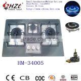 Morden Style Brass Burner Corner 3 Burner Gas Hob thumbnail-5