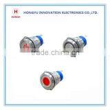 IP67 19mm led type illuminated momentary metal switch