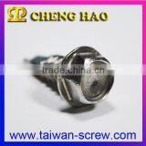 Slot Hex Washer Head Trilobuar Stainless Steel Screws thumbnail-3