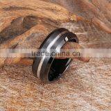 Stainless Steel Punk Style Ring Designs Black Plated Fashion Men Ring Quality Choice thumbnail-4