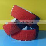 Mixed Color Silicone Wristbands,1 Inch Silicone Wristbands ,Embossed Silicone Wristbands