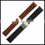 Hot Sale Curved 2 Pieces Silicone Watch Band