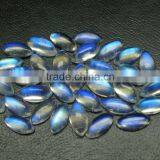 Aaa Very Nice Quality Gorgeous Rainbow Moonstone Smooth Marquise Shape thumbnail-2