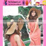 2016 Factory Direct Sexy Ladies Beach Straw Hat Popular Summer Hot Sale Girls Sombrero Straw Hat Wholesale thumbnail-1