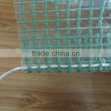 pe laminated clear mesh fabric tarpaulin,constraction protective tarpaulin