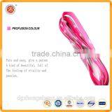 2016 Custom Hot Style Custom Logo Shoelace Charms Polyester Elastic Flat Mini Shoelace thumbnail-4