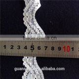 White Crochet Lace Trim Nylon Lace Trim for Apparel thumbnail-2