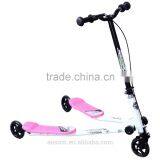 Homcom Pink/White Kids 3 Wheels Foldable Push Speeder Scooter thumbnail-1