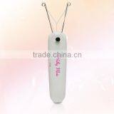 Home use threading hair removal device