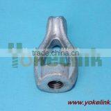 Drop Forged Twin Eye Nut Galvanized Double Thimbleye Nut thumbnail-2