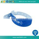 Logo Customized Coated Paper One Time Use NTAG213 RFID Wristband thumbnail-5